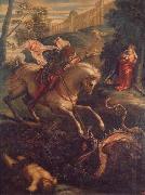 Jacopo Tintoretto St.George and the Dragon oil painting picture wholesale